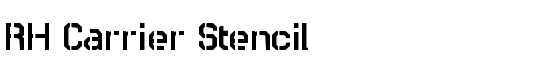 RH Carrier Stencil - Download Thousands of Free Fonts at FontZone.net