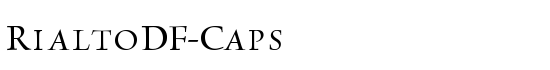RialtoDF-Caps - Download Thousands of Free Fonts at FontZone.net
