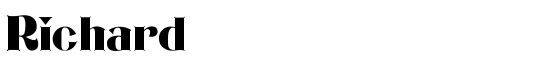 Richard - Download Thousands of Free Fonts at FontZone.net