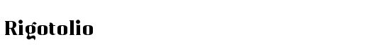 Rigotolio - Download Thousands of Free Fonts at FontZone.net