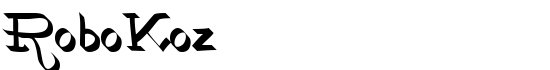 RoboKoz - Download Thousands of Free Fonts at FontZone.net
