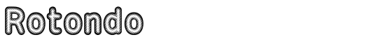 Rotondo - Download Thousands of Free Fonts at FontZone.net
