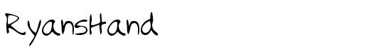 RyansHand - Download Thousands of Free Fonts at FontZone.net