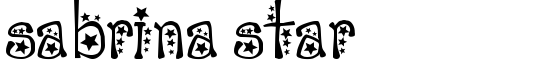 sabrina star - Download Thousands of Free Fonts at FontZone.net