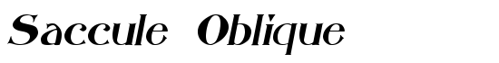 Saccule Oblique - Download Thousands of Free Fonts at FontZone.net