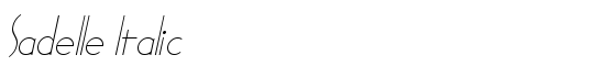 Sadelle Italic - Download Thousands of Free Fonts at FontZone.net