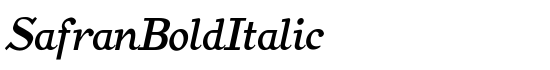 SafranBoldItalic - Download Thousands of Free Fonts at FontZone.net