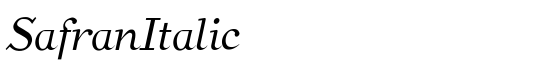 SafranItalic - Download Thousands of Free Fonts at FontZone.net