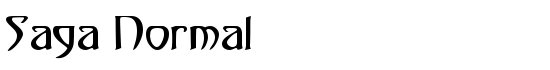 Saga Normal - Download Thousands of Free Fonts at FontZone.net