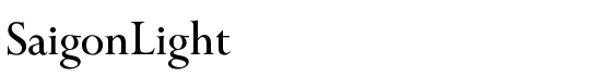 SaigonLight - Download Thousands of Free Fonts at FontZone.net
