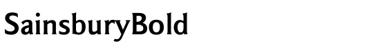 SainsburyBold - Download Thousands of Free Fonts at FontZone.net