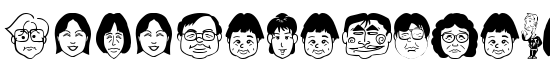 SakabePeople05 - Download Thousands of Free Fonts at FontZone.net