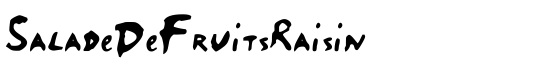 SaladeDeFruitsRaisin - Download Thousands of Free Fonts at FontZone.net