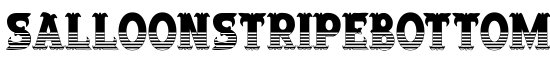 SalloonStripeBottom - Download Thousands of Free Fonts at FontZone.net