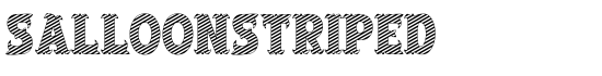 SalloonStriped - Download Thousands of Free Fonts at FontZone.net