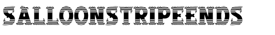 SalloonStripeEnds - Download Thousands of Free Fonts at FontZone.net