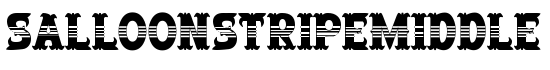 SalloonStripeMiddle - Download Thousands of Free Fonts at FontZone.net