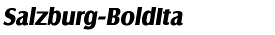 Salzburg-BoldIta - Download Thousands of Free Fonts at FontZone.net