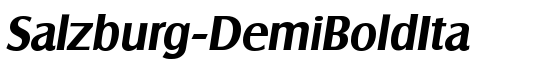 Salzburg-DemiBoldIta - Download Thousands of Free Fonts at FontZone.net
