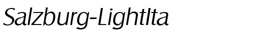 Salzburg-LightIta - Download Thousands of Free Fonts at FontZone.net