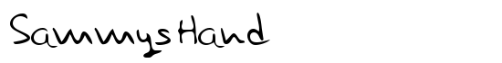 SammysHand - Download Thousands of Free Fonts at FontZone.net