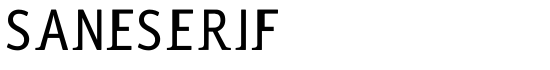 saneserif - Download Thousands of Free Fonts at FontZone.net