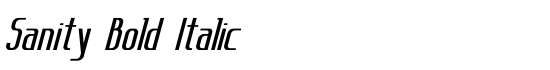 Sanity Bold Italic - Download Thousands of Free Fonts at FontZone.net