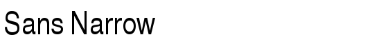 Sans Narrow - Download Thousands of Free Fonts at FontZone.net