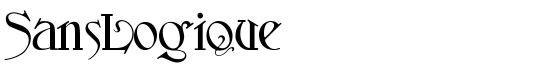 SansLogique - Download Thousands of Free Fonts at FontZone.net