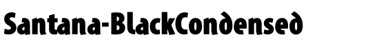 Santana-BlackCondensed - Download Thousands of Free Fonts at FontZone.net