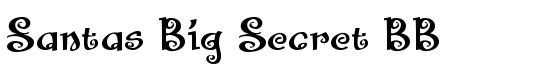 Santas Big Secret BB - Download Thousands of Free Fonts at FontZone.net