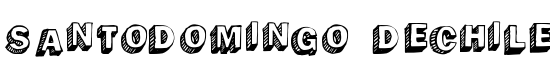 SantoDomingo-DeChile - Download Thousands of Free Fonts at FontZone.net