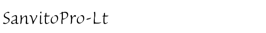 SanvitoPro-Lt - Download Thousands of Free Fonts at FontZone.net