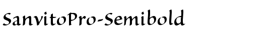 SanvitoPro-Semibold - Download Thousands of Free Fonts at FontZone.net