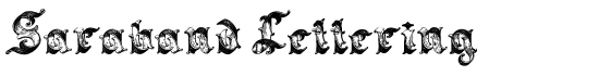 Saraband Lettering - Download Thousands of Free Fonts at FontZone.net