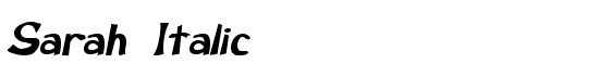 Sarah Italic - Download Thousands of Free Fonts at FontZone.net