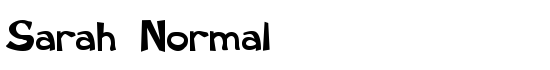 Sarah Normal - Download Thousands of Free Fonts at FontZone.net