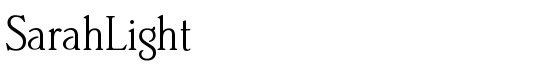 SarahLight - Download Thousands of Free Fonts at FontZone.net