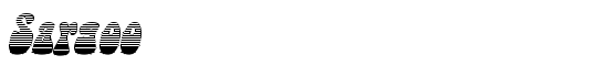 Sargoo - Download Thousands of Free Fonts at FontZone.net