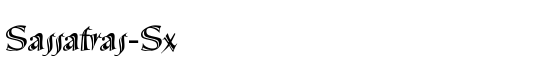 Sassafras-Sx - Download Thousands of Free Fonts at FontZone.net