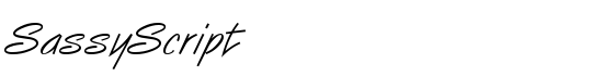 SassyScript - Download Thousands of Free Fonts at FontZone.net