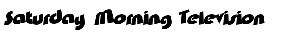 Saturday Morning Television - Download Thousands of Free Fonts at FontZone.net