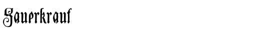 Sauerkraut - Download Thousands of Free Fonts at FontZone.net