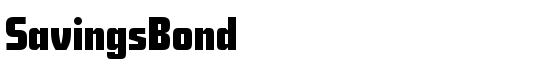 SavingsBond - Download Thousands of Free Fonts at FontZone.net