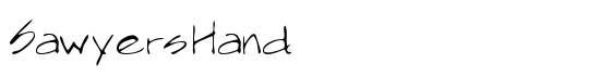 SawyersHand - Download Thousands of Free Fonts at FontZone.net