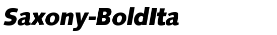 Saxony-BoldIta - Download Thousands of Free Fonts at FontZone.net