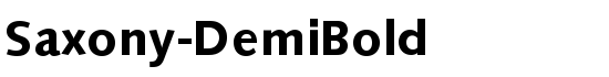 Saxony-DemiBold - Download Thousands of Free Fonts at FontZone.net