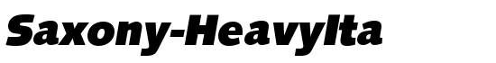 Saxony-HeavyIta - Download Thousands of Free Fonts at FontZone.net