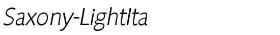 Saxony-LightIta - Download Thousands of Free Fonts at FontZone.net