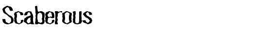 Scaberous - Download Thousands of Free Fonts at FontZone.net